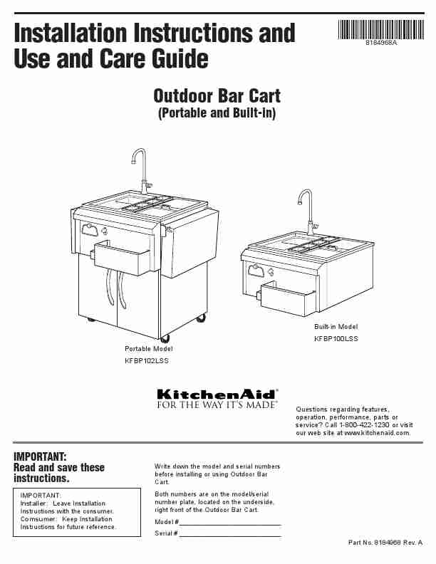 KitchenAid Outdoor Cart KFBP100LSS-page_pdf